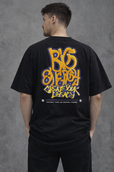 herkesemoda Tricou Basic cu text imprimat în față și în spate