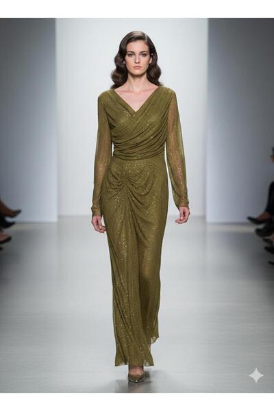 Pyramid masterpieces Elegant women's evening dress