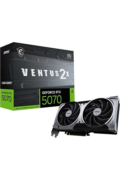 MSI Gaming Graphics Card RTX 5070 12G Ventus 2X OVERCLOCKED