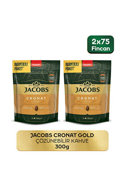 Jacobs Cronat Gold Granül Kahve 150 Gr X 2 Adet : 300 Gr