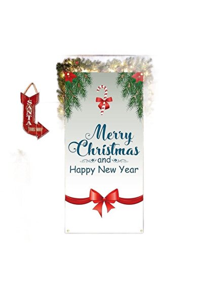 Other Christmas Door Banner, Decorative, Merry Christmas, Weatherproof, 185x90cm