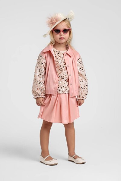 HAUSEkids 1-5 Years Old Clara Grace Girl's 3-Piece Set-Pink