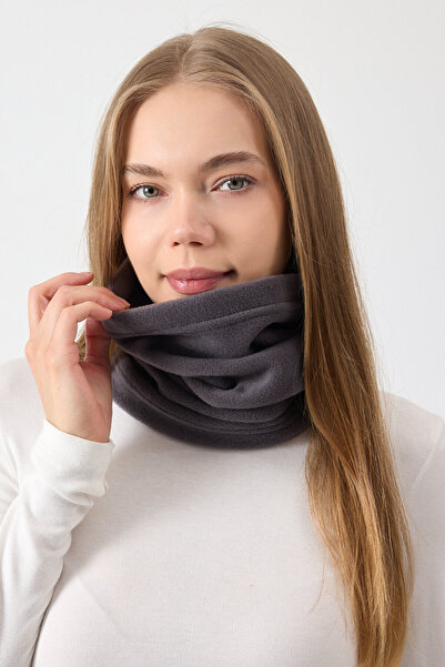 Butikgiz Special Design Multifunctional Flexible 100% Micro Fleece Women's Ne...