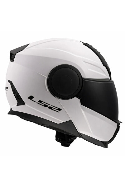 LS2 SCOPE 2 BEYAZ KASK (SİYAH VİZÖR)
