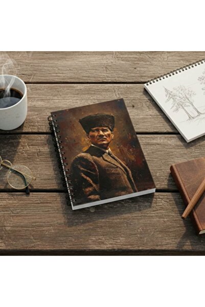 Be Online Ataturk Special Series Collection Hard Cover A5 Notebook - Dotted 1...