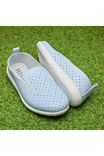 Tellus Women's Breathable Closed Toe Perforated Slipons, 72-02