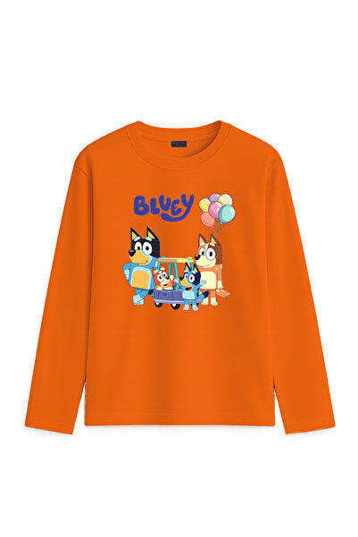 BLITZIST Bluey Printed Long Sleeve Children's T-Shirt (Ages 4-13)