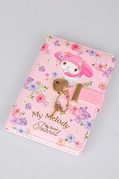 MY MELODY New Season Licensed Dreamy Pink Edition A6 Locked Memobook / Diary ...
