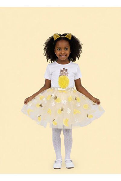 NACAR STORE Girl's April 23 October 29 Performance Outfit Pineapple Patterned...