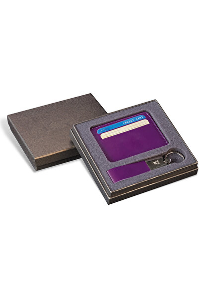 Princ Set breloc + breloc pentru portcard - violet