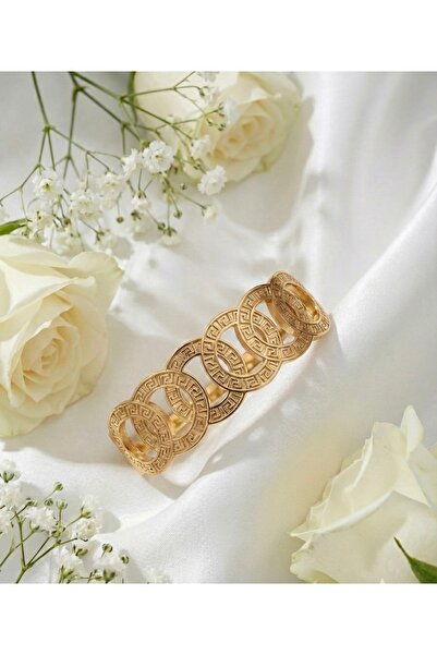 BEKLEMİN TAKILARI Kararmaz Çelik Geçme halkalar rose kelepçe