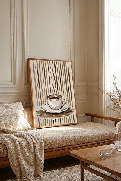 Dekorsiahome Tablou dintr-o singură bucată cu ramă din lemn TK3275