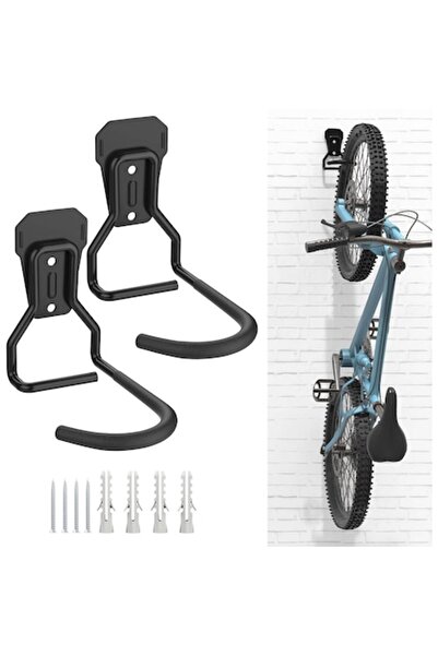 Housolution Bicycle rack hook, Housolution, wall-mounted, adjustable, set of 2