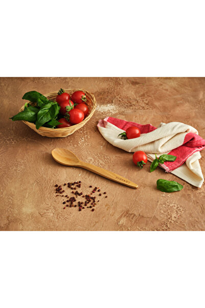 Hedisam 23 cm Varnished Wooden Tablespoon – Stain-Resistant and Ergonomic Design