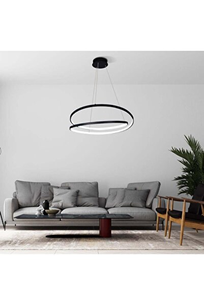 CASA LEGGERA Çift Halkalı Helezon Model LED Sarkıt Avize 58W 5220 Lümen Ø60–4...