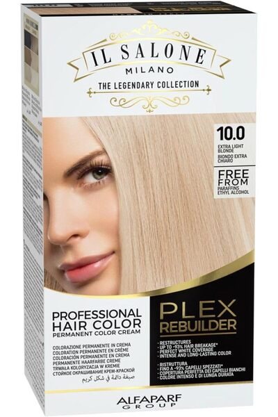 Il Salone Milano Plex Rebuilder Permanent Hair Color Cream - 10.0 Extra Light...