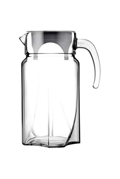 Paşabahçe Luna Sürahi. 1750 cc, Gri Plastik Kapaklı.