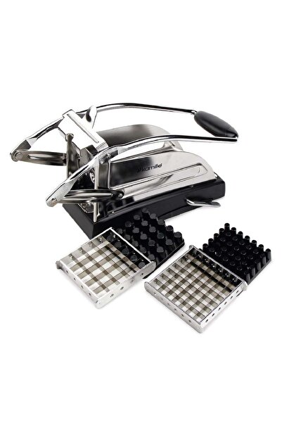 Kamille Χειροκίνητος κόφτης λαχανικών, ανοξείδωτος χάλυβας, 19,5 x 8 cm, ασημ...