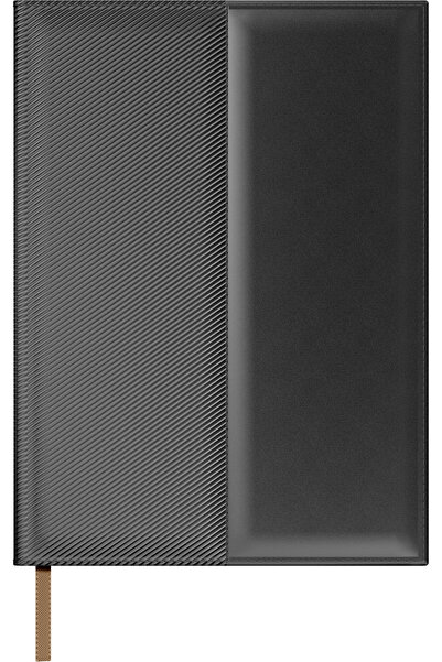 Princ Dosar din piele cu agendă B5 - Negru