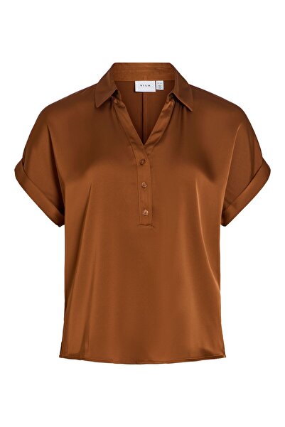 VILA Hemd VIENNA Kurzarm
