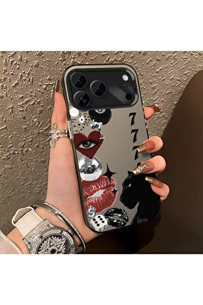 Caseji iPhone 17 Pro Max Compatible 777 Print Pattern Luxury Shock-Absorbing ...