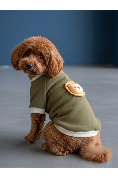 Kemique سويت شيرت تي شيرت للكلاب من ليتل ليون - كاكي