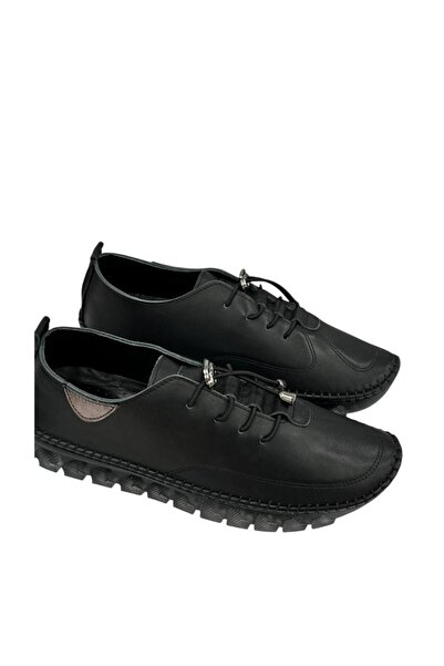 Acarbey أحذية نسائية مطاطية من الجلد الطبيعي