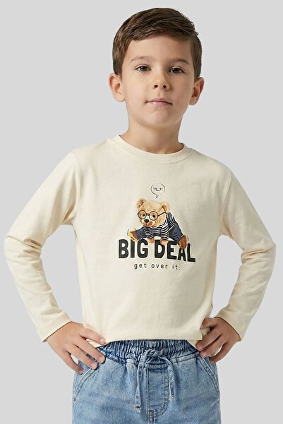 ww waka waka kids store Tricou cu mânecă lungă pentru băieți, cu decolteu rot...