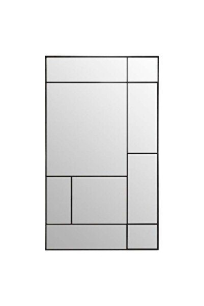 Generic Macha Rectangular Shape Designer Mirror Black