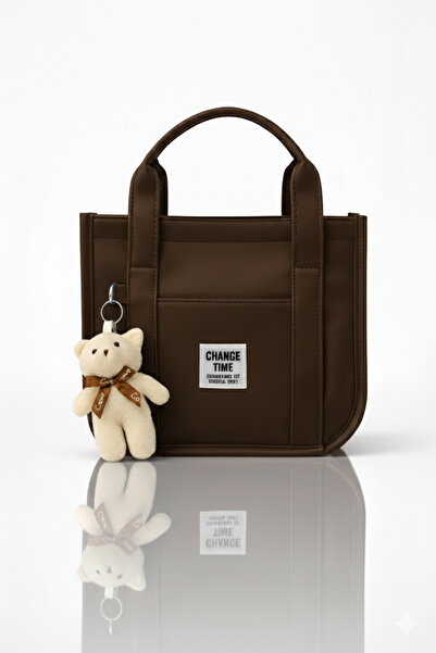 Av A Dos Küçük Boy Kadın El ve Omuz Çanta Ayarlanabilir Askılı Ayıcıklı Baget...