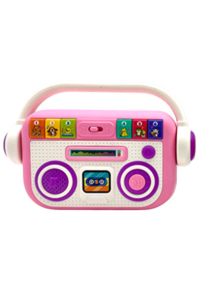 LITTLE ANGEL -Baby Musical Learning Radio Toy with Lights and Sound -Green/Pink