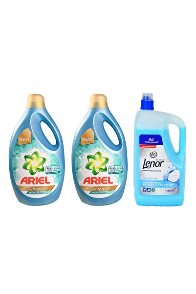 Ariel Pachet Promo 2x Detergent Premium Original 5L + Balsam Lenor Sea Breeze...