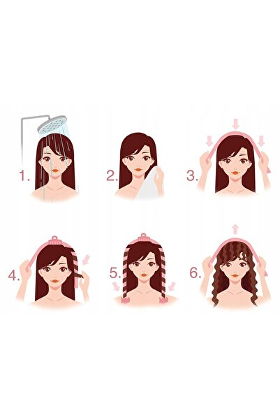 zola Комплект за къдрене на коса, без топлина, изработен от мека пяна, аксесо...