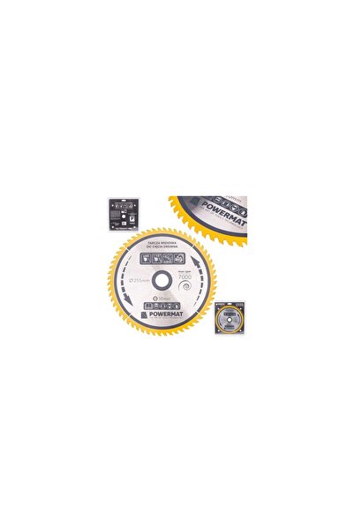 Powermat Disc circular pentru lemn, 255 x 30, 60 dinti, vidia,