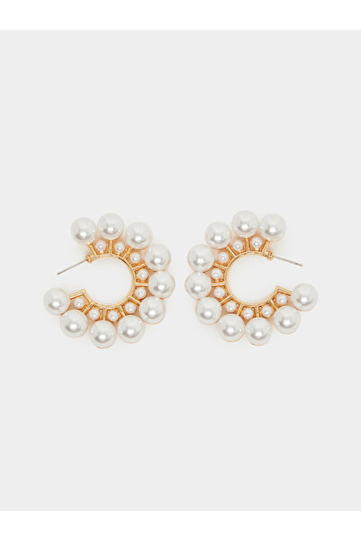 Styli Pearl Hoop Earrings