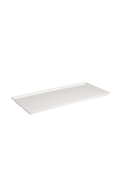 Globy Open Buffet Rectangular Presentation Plate White 51×24×2 cm