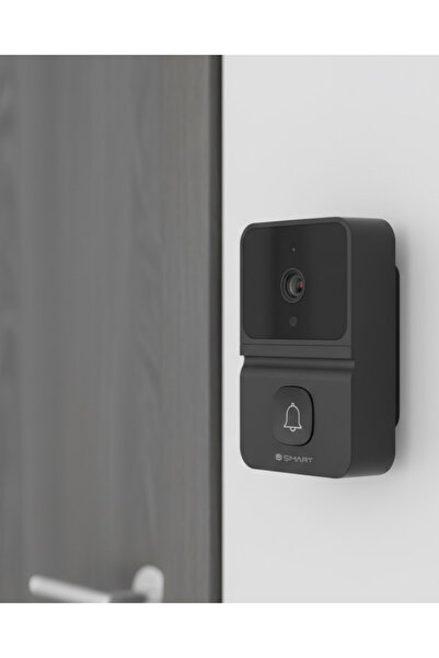 UCUZTEKNO Akıllı Kapı Zili Kamera Gece Görüşlü Çift Yönlü Sesli WiFi