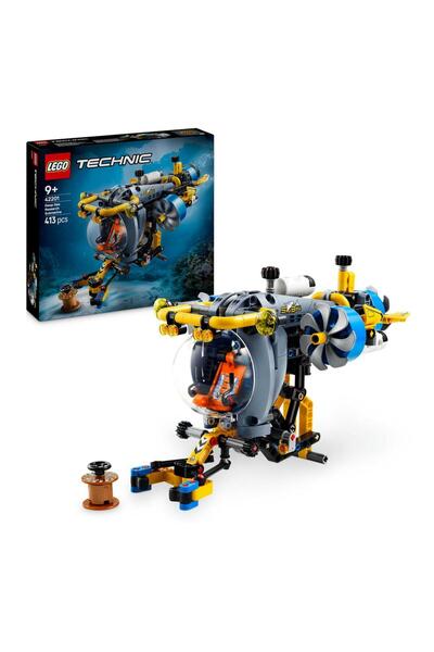 LEGO Technic Deep-Sea Research Submarine Toy Set for Kids Who Love Engineerin...
