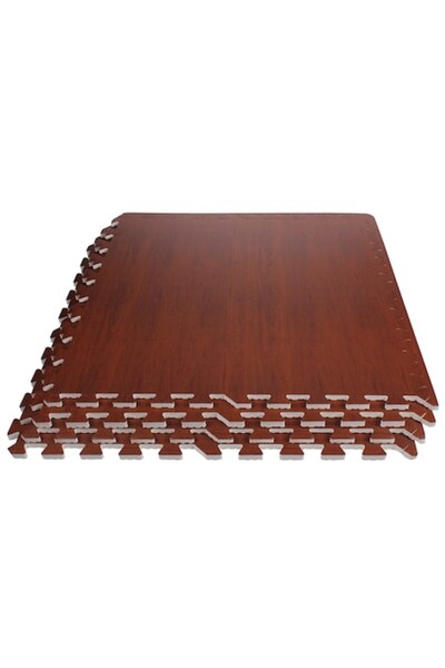 Merco Set de 4 saltele fitness, lemn de cireș, 60x60x1cm