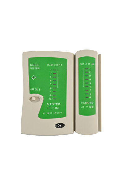 zola Network cable tester, RJ45 and RJ12, 9V battery