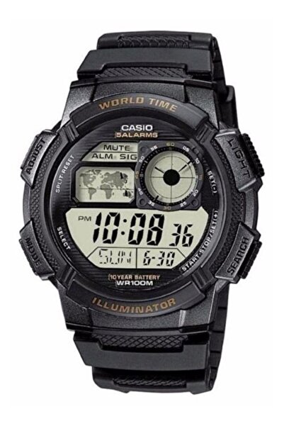 Casio Men's Youth Series Water Resistant Digital Watch AE-1000W-1AVDF - 44 mm...