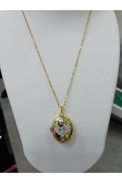 Staınless Gold Color Steel Alya Necklace