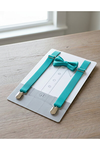 NACAR STORE Boy's Adjustable Bow Tie and Suspender Set for April 23, October ...