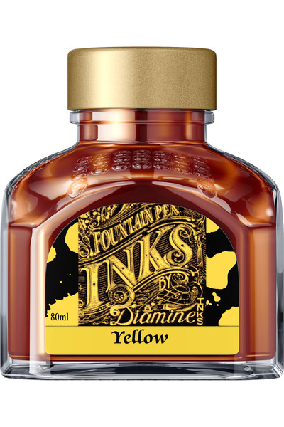 Diamine Sticlă de cerneală 80 ml - Galbenă