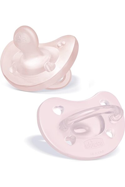 Chicco لهاية ناعمة بدرجة حموضة 6-16، لون وردي، قطعة واحدة B