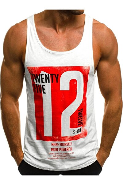 Other Men's Sleeveless Sports T-Shirt - 100% Cotton, Breathable, Fitness, XL