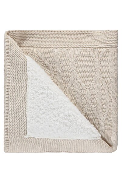 Civil Baby Mixed Patterned Velsoft Blanket - Beige Standard