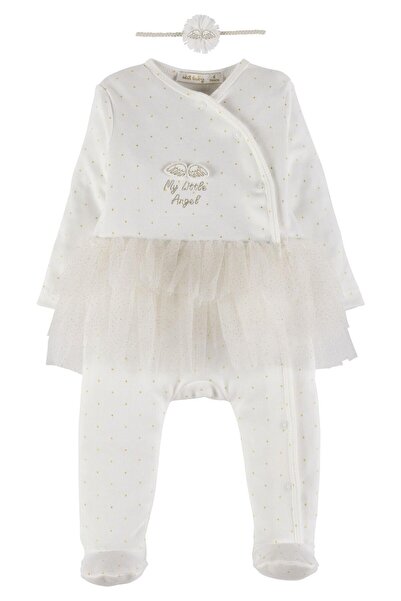 İDİL BABY Baby Girl Hairband Jumpsuit 19536