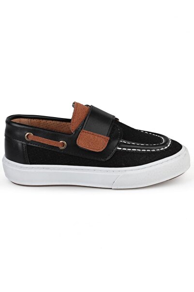 Civil Boys Suede Single Velcro Casual Παπούτσια, Μέγεθος 32-36 - Μαύρο