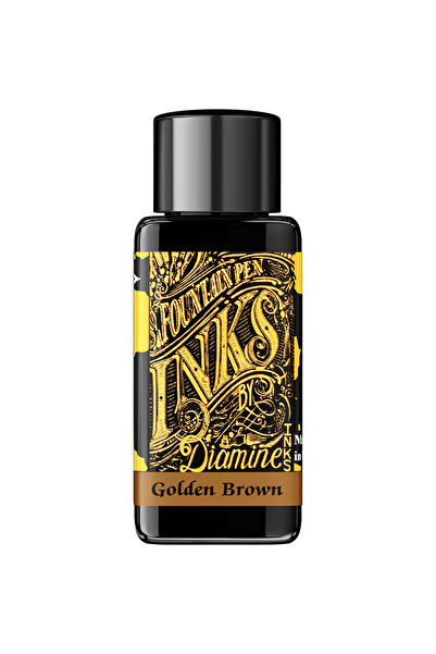Diamine 30 ml Ink Bottle - Golden Brown